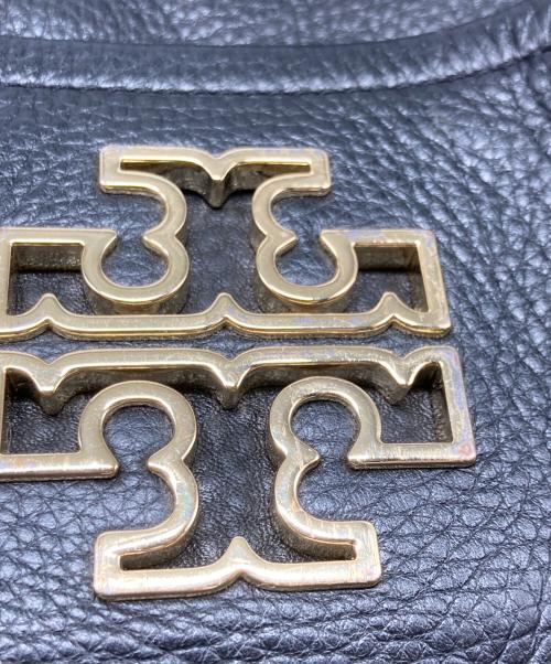 TORY BURCH（トリーバーチ）TORY BURCH (トリーバーチ) Britten ペブルオールレザーリュック ブラックの古着・服飾アイテム