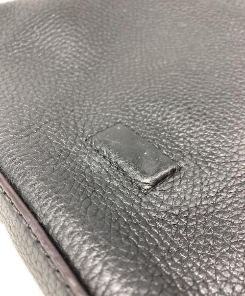 TORY BURCH（トリーバーチ）TORY BURCH (トリーバーチ) レザーショルダーバッグ ブラックの古着・服飾アイテム