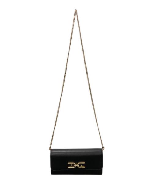 FURLA（フルラ）FURLA (フルラ) METI CHAIN WALLET ブラックの古着・服飾アイテム