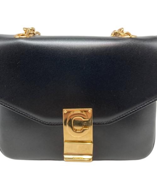 CELINE（セリーヌ）CELINE (セリーヌ) C スモールチェーンバッグ/ショルダーバッグ ブラックの古着・服飾アイテム