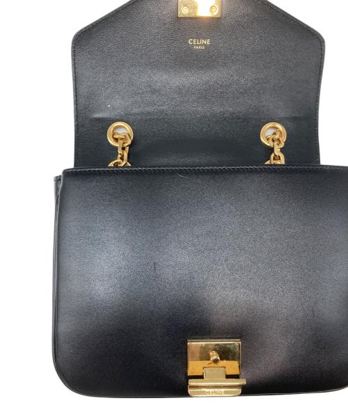 CELINE（セリーヌ）CELINE (セリーヌ) C スモールチェーンバッグ/ショルダーバッグ ブラックの古着・服飾アイテム
