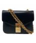 CELINE（セリーヌ）の古着「C スモールチェーンバッグ/ショルダーバッグ」｜ブラック