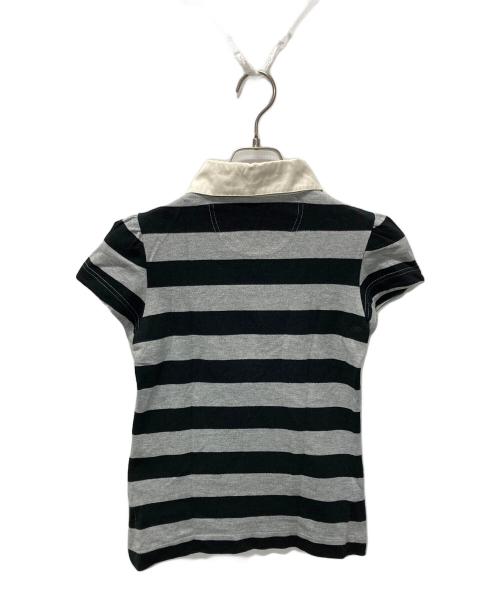 Vivienne Westwood RED LABEL（ヴィヴィアンウエストウッドレッドレーベル）Vivienne Westwood RED LABEL (ヴィヴィアンウエストウッドレッドレーベル) オーブ刺繍ボーダーポロシャツ グレー サイズ:SIZE 1の古着・服飾アイテム