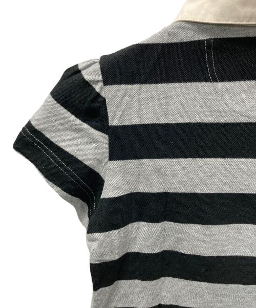 Vivienne Westwood RED LABEL（ヴィヴィアンウエストウッドレッドレーベル）Vivienne Westwood RED LABEL (ヴィヴィアンウエストウッドレッドレーベル) オーブ刺繍ボーダーポロシャツ グレー サイズ:SIZE 1の古着・服飾アイテム