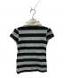 Vivienne Westwood RED LABEL (ヴィヴィアンウエストウッドレッドレーベル) オーブ刺繍ボーダーポロシャツ グレー サイズ:SIZE 1：10000円