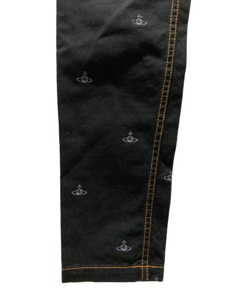 Vivienne Westwood RED LABEL（ヴィヴィアンウエストウッドレッドレーベル）Vivienne Westwood RED LABEL (ヴィヴィアンウエストウッドレッドレーベル) オーブ刺繍スキニーデニムパンツ ブラック サイズ:3の古着・服飾アイテム