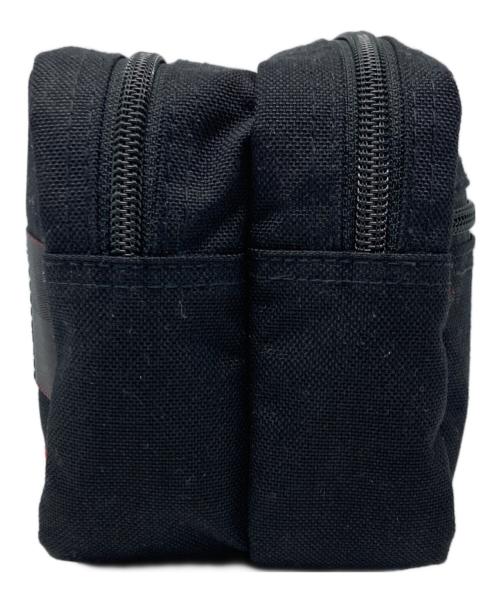 BRIEFING（ブリーフィング）BRIEFING (ブリーフィング) STANDARD DOUBLE ZIP POUCH ブラックの古着・服飾アイテム