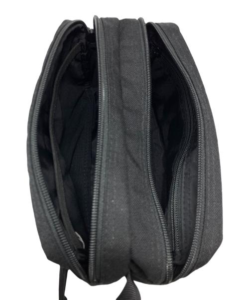 BRIEFING（ブリーフィング）BRIEFING (ブリーフィング) STANDARD DOUBLE ZIP POUCH ブラックの古着・服飾アイテム