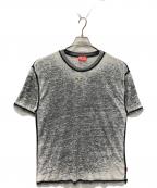DIESELディーゼル）の古着「T-BOXT-PAK Tシャツ」｜グレー
