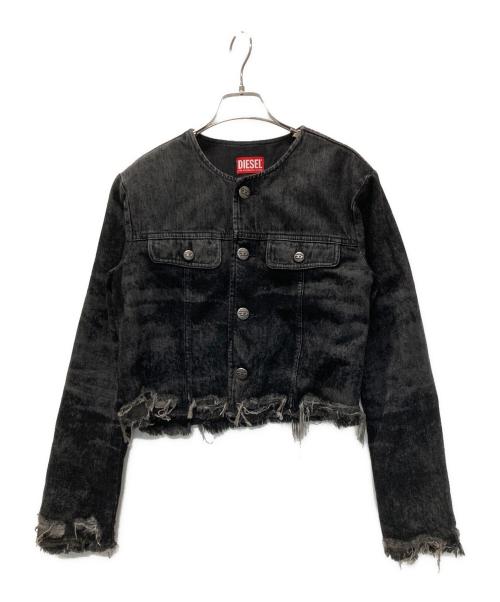 DIESEL（ディーゼル）DIESEL (ディーゼル) DE-GRAFFY-FSH/デニムジャケット ブラック サイズ:Mの古着・服飾アイテム