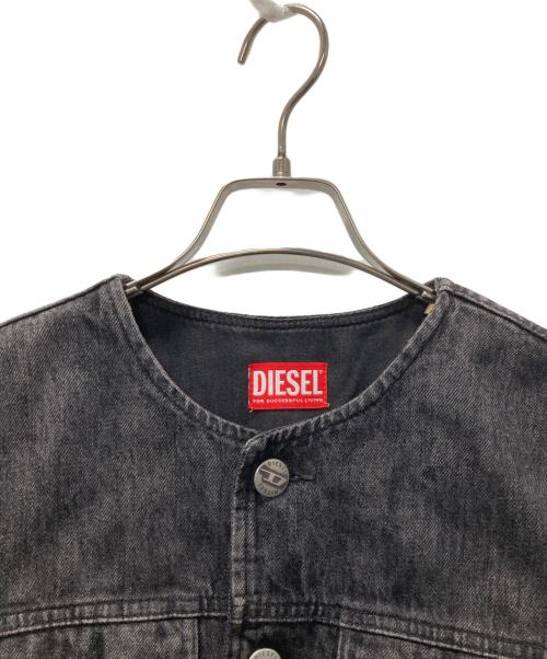 DIESEL（ディーゼル）DIESEL (ディーゼル) DE-GRAFFY-FSH/デニムジャケット ブラック サイズ:Mの古着・服飾アイテム