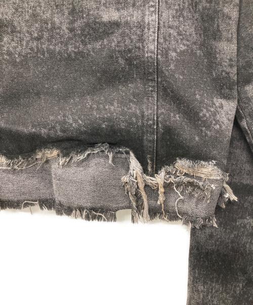 DIESEL（ディーゼル）DIESEL (ディーゼル) DE-GRAFFY-FSH/デニムジャケット ブラック サイズ:Mの古着・服飾アイテム