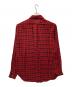 MASU (エムエーエスユー) GRUNGE PLAID SHIRT/グランジプレイドシャツ レッド サイズ:46：18000円