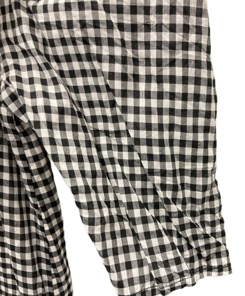 Ameri（アメリ）AMERI (アメリ) GINGHAM CHECK PUFF SLEEVE DRESS ブラック サイズ:Mの古着・服飾アイテム