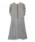 AMERI（アメリ）の古着「GINGHAM CHECK PUFF SLEEVE DRESS」｜ブラック