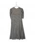AMERI (アメリ) GINGHAM CHECK PUFF SLEEVE DRESS ブラック サイズ:M：5000円