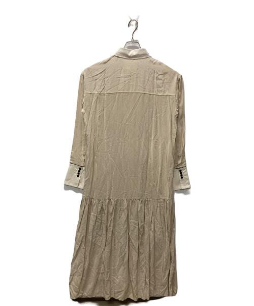 TODAYFUL（トゥデイフル）TODAYFUL (トゥデイフル) Dot Shirts Dress ベージュ サイズ:38の古着・服飾アイテム
