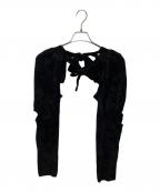 COMME des GARCONSコムデギャルソン）の古着「ベロアアームカバー」｜ブラック