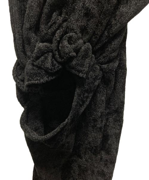 COMME des GARCONS（コムデギャルソン）COMME des GARCONS (コムデギャルソン) ベロアアームカバー ブラック サイズ:Sの古着・服飾アイテム