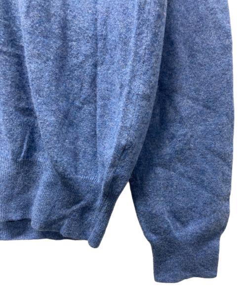 POLO RALPH LAUREN（ポロ・ラルフローレン）POLO RALPH LAUREN (ポロ・ラルフローレン) クルーネックニット ブルー サイズ:Lの古着・服飾アイテム
