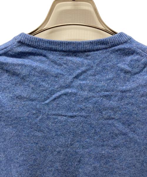 POLO RALPH LAUREN（ポロ・ラルフローレン）POLO RALPH LAUREN (ポロ・ラルフローレン) クルーネックニット ブルー サイズ:Lの古着・服飾アイテム