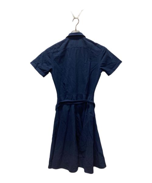 POLO RALPH LAUREN（ポロ・ラルフローレン）POLO RALPH LAUREN (ポロ・ラルフローレン) 半袖シャツワンピース ネイビーの古着・服飾アイテム