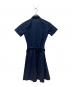 POLO RALPH LAUREN (ポロ・ラルフローレン) 半袖シャツワンピース ネイビー：8000円