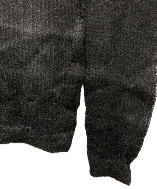MCQ（マックキュー）MCQ (マックキュー) サイドジップモヘア混ニット ブラック サイズ:Mの古着・服飾アイテム