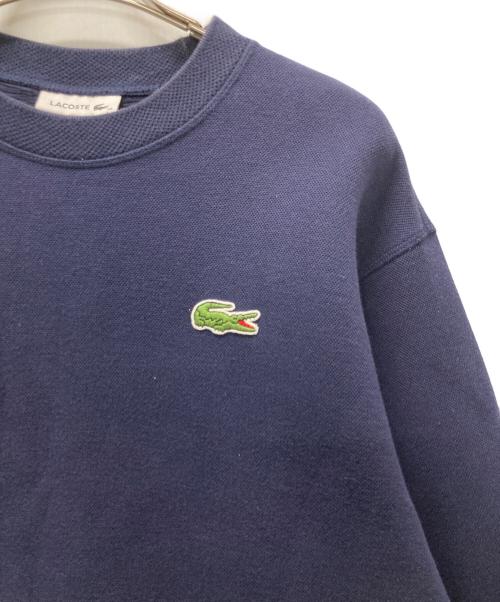 LACOSTE（ラコステ）LACOSTE (ラコステ) ボーイフレンド クルーネック スウェット プルオーバー トレーナー ネイビー サイズ:不明の古着・服飾アイテム