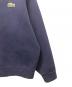 中古・古着 LACOSTE (ラコステ) ボーイフレンド クルーネック スウェット プルオーバー トレーナー ネイビー サイズ:不明：6000円