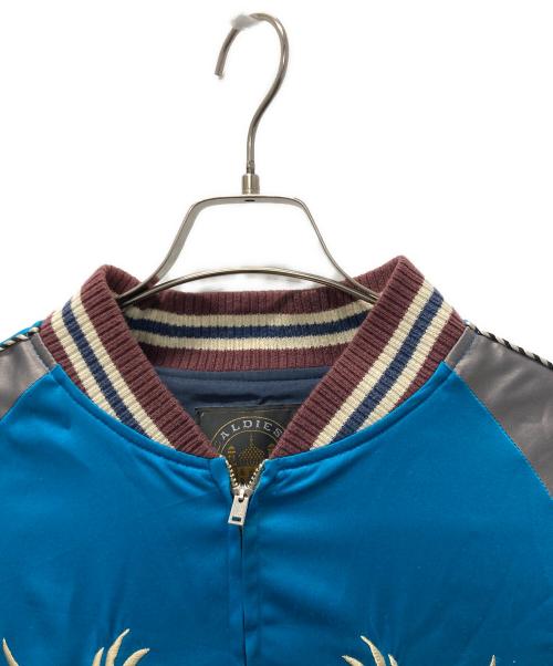 ALDIES（アールディーズ）ALDIES (アールディーズ) スカジャン ブルー サイズ:Mの古着・服飾アイテム