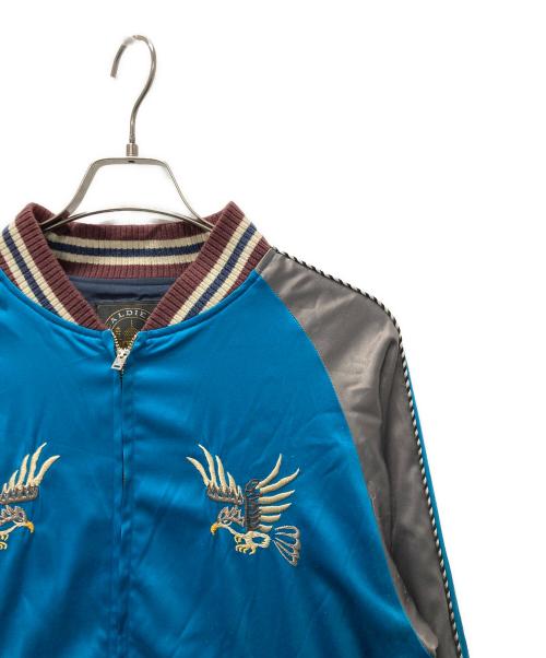 ALDIES（アールディーズ）ALDIES (アールディーズ) スカジャン ブルー サイズ:Mの古着・服飾アイテム