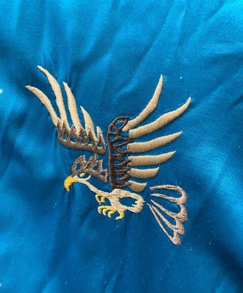 ALDIES（アールディーズ）ALDIES (アールディーズ) スカジャン ブルー サイズ:Mの古着・服飾アイテム