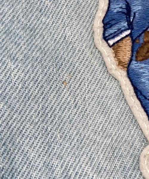 POLO RALPH LAUREN（ポロ・ラルフローレン）POLO RALPH LAUREN (ポロ・ラルフローレン) ポロベア デニムスモールトートバッグ インディゴの古着・服飾アイテム