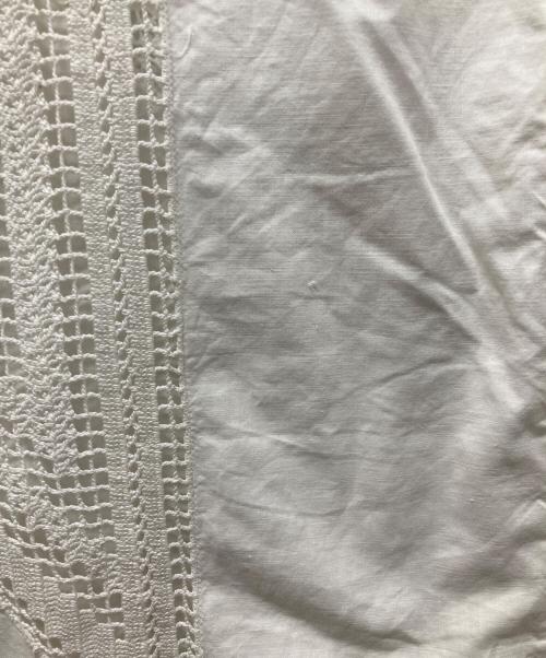 TOLIGHT（トライト）TOLIGHT (トライト) vintage lace big shirts/花柄レースシャツ ホワイト サイズ:FREEの古着・服飾アイテム