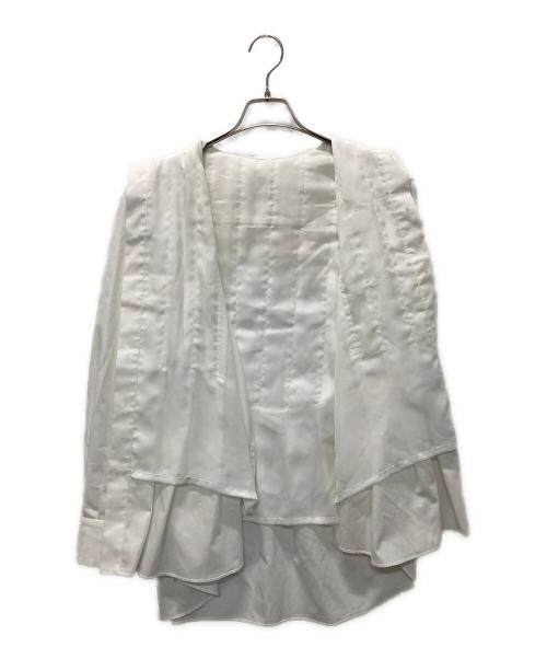 sacai（サカイ）sacai (サカイ) Cotton Poplin Shirt ホワイト サイズ:1の古着・服飾アイテム