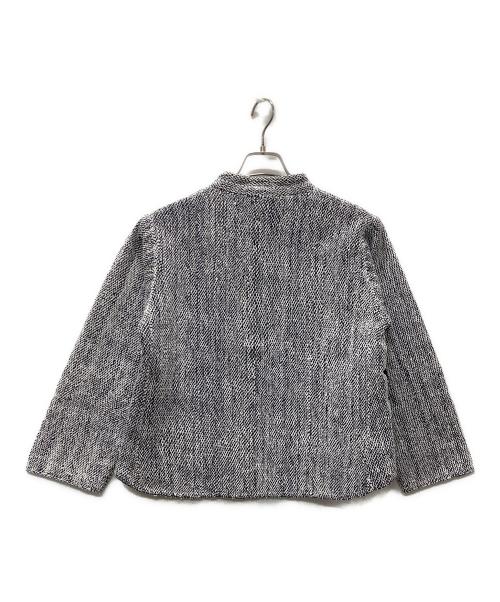 iroiro（イロイロ）iroiro (イロイロ) 刺し子バンドカラーショートジャケット ホワイト サイズ:不明の古着・服飾アイテム