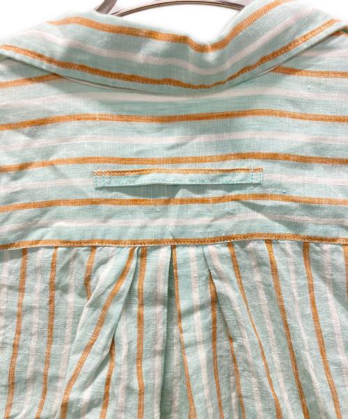ticca（ティッカ）TICCA (ティッカ) リネン スキッパー ロング シャツ ワンピース グリーン サイズ:Fの古着・服飾アイテム
