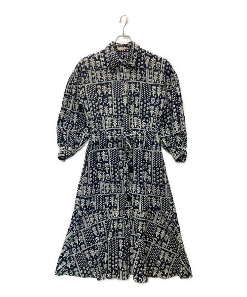 ne quittez pas（ヌキテパ）ne quittez pas (ヌキテパ) COTTON PATCH WORK ネイビー サイズ:Sの古着・服飾アイテム