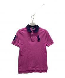 POLO RALPH LAUREN（ポロ・ラルフローレン）の古着「ビッグポニーポロシャツ」｜ピンク