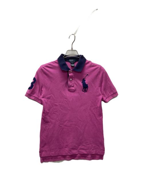POLO RALPH LAUREN（ポロ・ラルフローレン）POLO RALPH LAUREN (ポロ・ラルフローレン) ビッグポニーポロシャツ ピンク サイズ:Mの古着・服飾アイテム