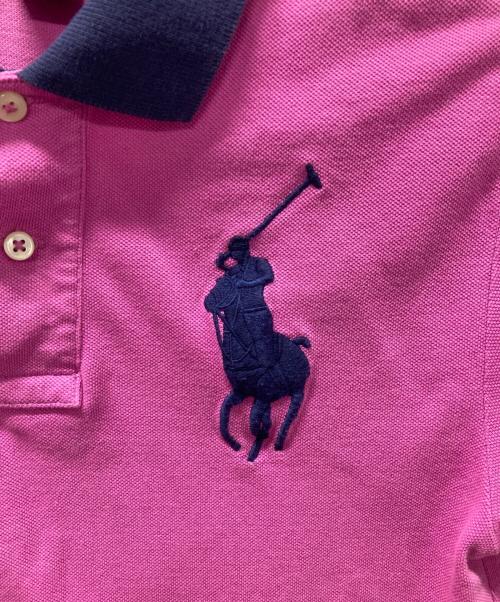 POLO RALPH LAUREN（ポロ・ラルフローレン）POLO RALPH LAUREN (ポロ・ラルフローレン) ビッグポニーポロシャツ ピンク サイズ:Mの古着・服飾アイテム