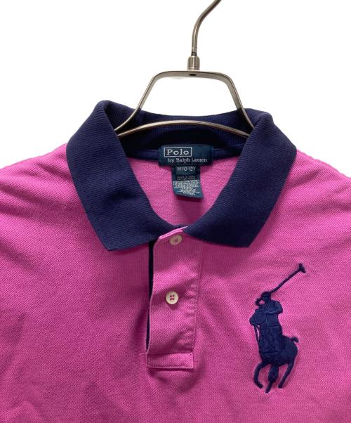 POLO RALPH LAUREN（ポロ・ラルフローレン）POLO RALPH LAUREN (ポロ・ラルフローレン) ビッグポニーポロシャツ ピンク サイズ:Mの古着・服飾アイテム