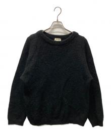 Acne studios（アクネ ストゥディオズ）の古着「DRAMATIC MOH/モヘア混ニット」｜ブラック