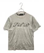 TAR COMMUNICATIONS×GOODENOUGHター・コミュニケーションズ×グッドイナフ）の古着「コラボプリントTシャツ」｜グレー