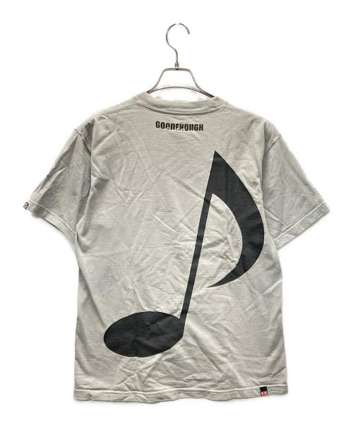 TAR COMMUNICATIONS（ター・コミュニケーションズ）TAR COMMUNICATIONS (ター・コミュニケーションズ) GOODENOUGH コラボプリントTシャツ グレー サイズ:Mの古着・服飾アイテム