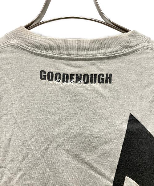 TAR COMMUNICATIONS（ター・コミュニケーションズ）TAR COMMUNICATIONS (ター・コミュニケーションズ) GOODENOUGH コラボプリントTシャツ グレー サイズ:Mの古着・服飾アイテム