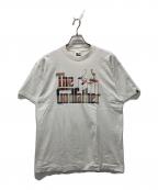 THE GODFATHER×A BATHING APEゴッドファーザー×アベイシングエイプ）の古着「ラブジェネチェッ プリントＴシャツ」｜ホワイト