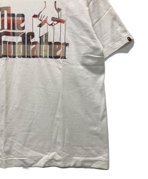 THE GODFATHER（ゴッドファーザー）THE GODFATHER (ゴッドファーザー) A BATHING APE (アベイシングエイプ) ラブジェネチェッ プリントＴシャツ ホワイト サイズ:Lの古着・服飾アイテム