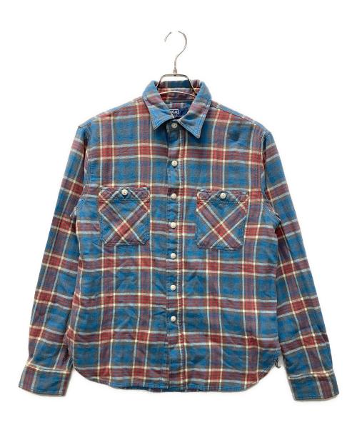 POLO RALPH LAUREN（ポロ・ラルフローレン）POLO RALPH LAUREN (ポロ・ラルフローレン) チェックフランネルシャツ ブルー×レッド サイズ:Sの古着・服飾アイテム